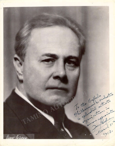 Hoffmann, Josef - Signed Photograph 1943