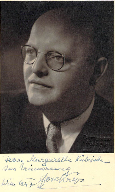 Krips, Josef - Signed Photograph 1947