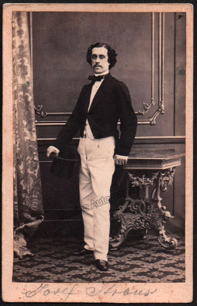 Strauss, Johann III - Vintage CDV Photo