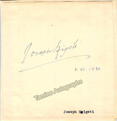 Joseph Szigeti (1931)