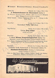 Krips, Josef - Set of 15 Concert Programs Vienna 1937-1966