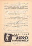 Krips, Josef - Set of 15 Concert Programs Vienna 1937-1966