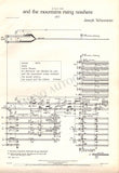 Schwantner, Joseph - Signed Score