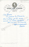 Szigeti, Joseph - Autograph Note Signed 1961