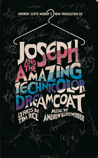 Joseph and the Amazing Technicolor - Signed Broadway Poster