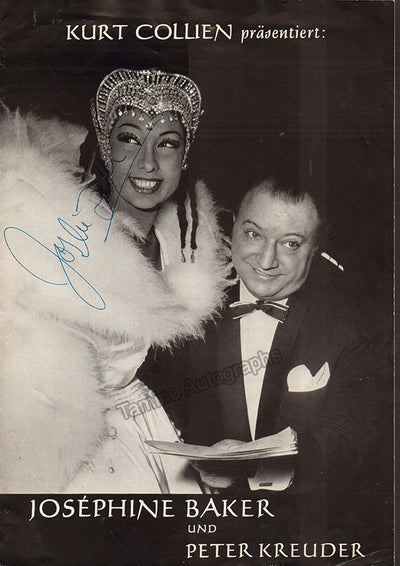 Baker, Josephine - Signed Program