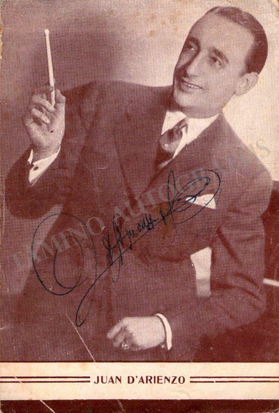 D'Arienzo, Juan - Signed Photograph
