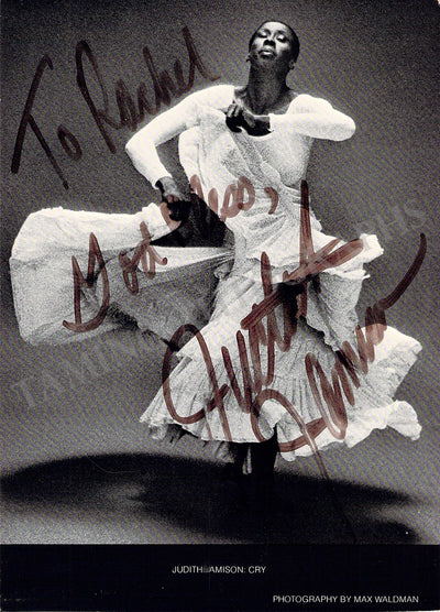 Jamison, Judith - Signed Photograph