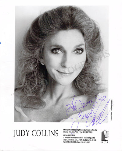 Collins, Judy - Signed Photograph
