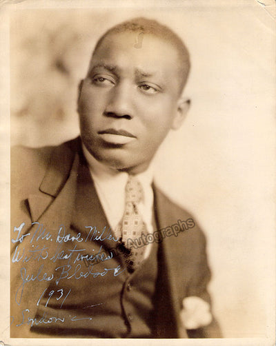 Bledsoe, Jules - Signed Photograph 1931