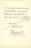 Massenet, Jules - Autograph Letter Signed 1899 & Card