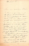 Pasdeloup, Jules - Set of 4 Autograph Letters Signed 1877-1881