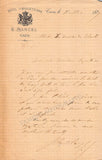 Pasdeloup, Jules - Set of 4 Autograph Letters Signed 1877-1881