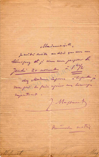 Signed Note + Card