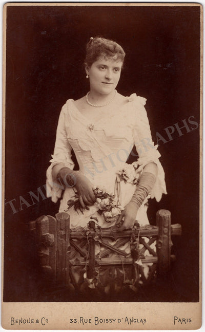 Subra, Julia - Vintage Cabinet Photograph