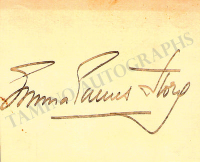 Eames, Emma - Story, Julian Russell - Set of 2 Signed Cards