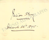 Eames, Emma - Story, Julian Russell - Set of 2 Signed Cards
