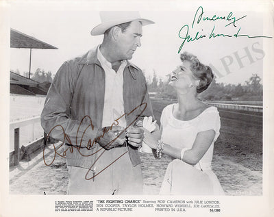 Cameron, Rod - London, Julie - Signed Photograph "The Fighting Chance"
