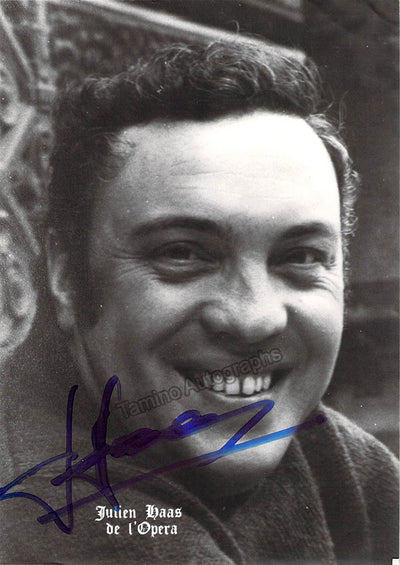 HAAS, Julien (Various Autographs)