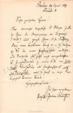 Schaffer, Julius - Set of 2 Autograph Letters Signed