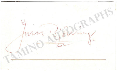 Bjorling, Jussi - Autograph Manuscripts (Various Options)