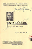 Bjorling, Jussi - Signed Program Budapest 1937
