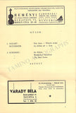 Bjorling, Jussi - Signed Program Budapest 1937