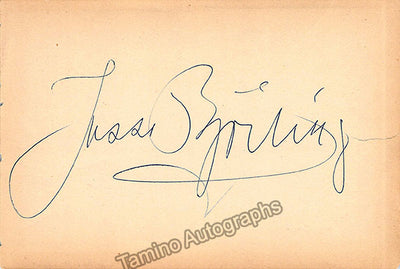 Signed Album Page + Photo as Faust