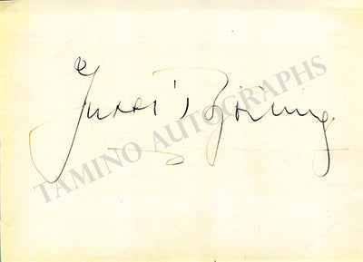 Signed Album Page + Photo as Rodolfo