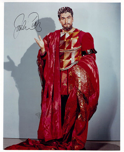 Diaz, Justino - Signed Photograph in Anthony and Cleopatra New Metropolitan Inauguration 1966