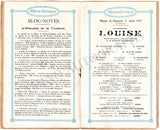 Theatre National de L'Opera Comique - Set of 10 Unsigned Programs 1917-1931