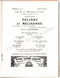 Theatre National de L'Opera Comique - Set of 10 Unsigned Programs 1917-1931