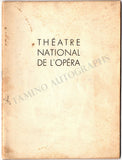 Theatre National de L'Opera Comique - Set of 10 Unsigned Programs 1917-1931