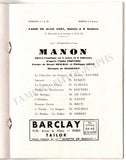 Theatre National de L'Opera Comique - Set of 10 Unsigned Programs 1917-1931