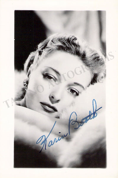 Booth, Karin - Signed Photograph