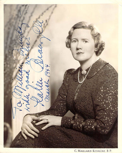 BRANZELL, Karin (Various Autographs)