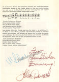 Bohm, Karl - Donath, Helen - Signed Program Vienna 1978