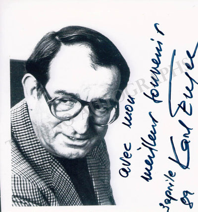 Engel, Karl - Signed Photograph 1989