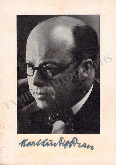 Lustig, Karl - Signed Photograph