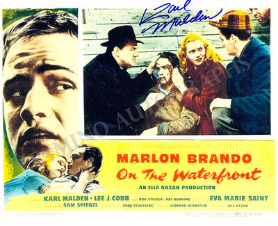 Malden, Karl - Signed Photograph in "On the Waterfront"