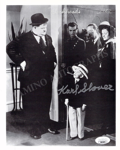 Slover, Karl - Signed Photograph in "Blockheads"