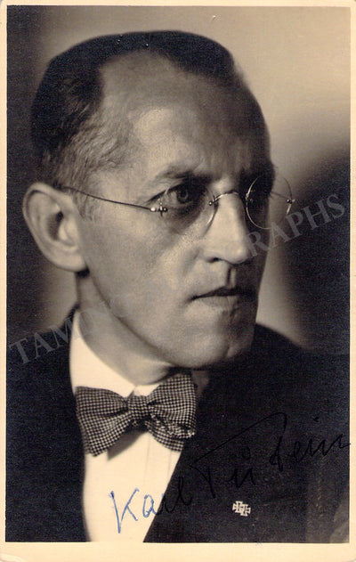 Tutein, Karl - Signed Photograph