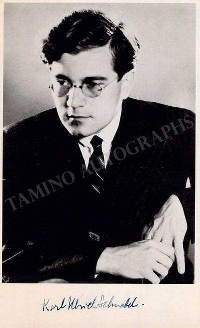 Schnabel, Karl Ulrich - Signed Photograph