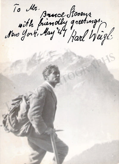 Weigl, Karl - Signed Photograph 1947