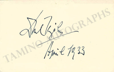 Signed Card (1933)