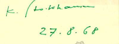 Stockhausen, Karlheinz - Signature Clip