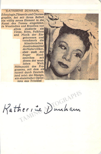 Signed Album Page (1)