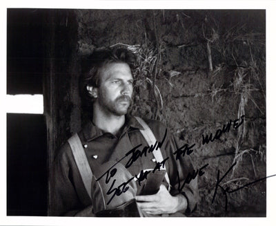 Costner, Kevin - Signed Photograph in "Dances with Wolves"