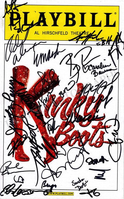 Kinky Boots - Signed Broadway Musical Playbill