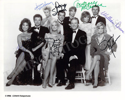 Knots Landing - Photograph Signed by 7 Cast Members